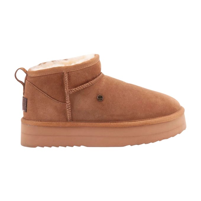 Warmbat Warmbat Durack Gevoerde boots cognac Suede