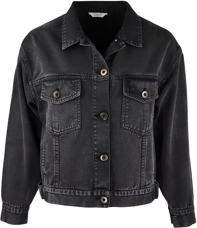 Frogbox - zwart denim jasje - maat S