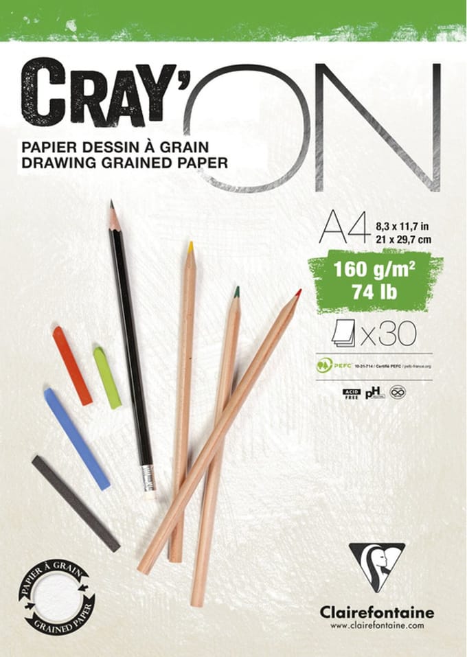 Cray'On tekenblok A4 wit 30 vel