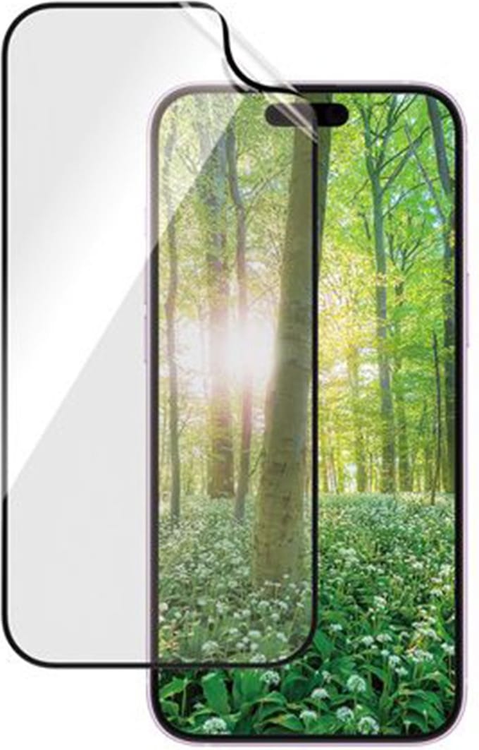 PanzerGlass, Screen Protector Geschikt voor Apple iPhone 16 Plus UWF Matrix Olie en Krasbestendig, Transparant