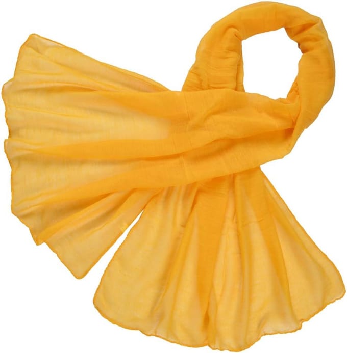 Effen Crinkle Sjaal, Loop Doek 70 x 180 cm