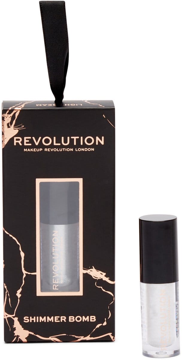 Makeup Revolution Shimmer Bomb Hanging Charm - Light Beam - Lipgloss - Clear - Parelmoer - Glitter - Cadeau - Gift