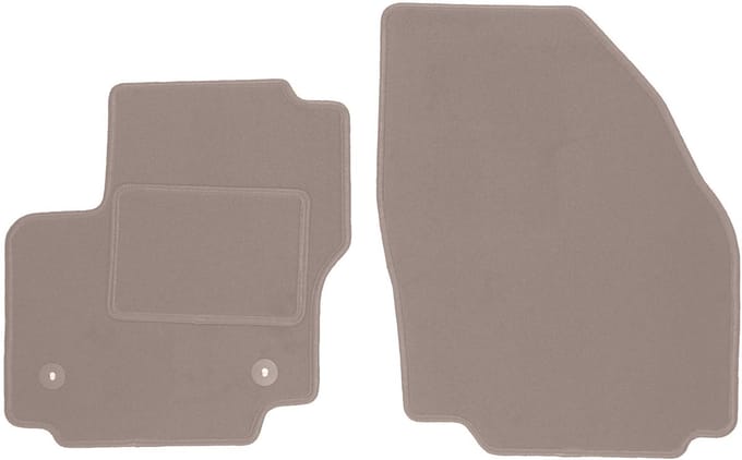 Beige voormatten voor: Ford S-MAX MK1 FL 7-zits (2012-2015)