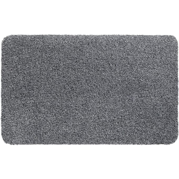 Veer Carpets Wasbare deurmat aqua stop 60 × 100 cm grey