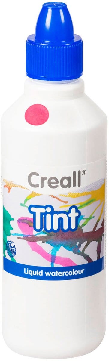 Creall waterverf donkerrood 500ml - kinderverf voor schilderen.