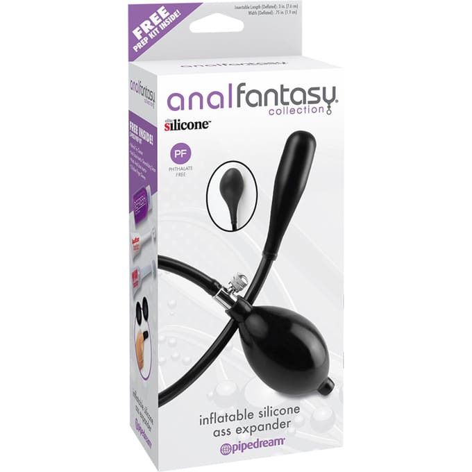 Pipedream Anal Fantasy Buttplug/anaaldildo Inflatable Silicone Ass Blaster zwart - 20,87 inch