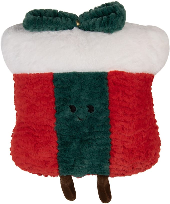 Clayre & Eef Sierkussen Cadeau 35x7x35 cm Rood Polyester