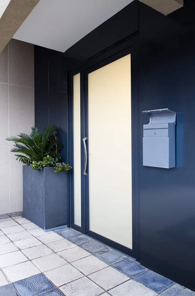 brievenbus / omheining doorwerpbrievenbus - mailbox ,10D x 26.8W x 36H centimetres
