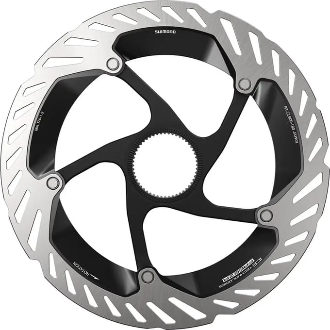 Shimano Rt-cl900 Cl Ice Tech Freeza External Remschijf Zilver 180 mm