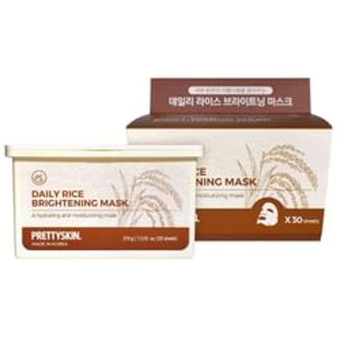 Pretty skin - Daily Rice Brightening Mask 30 sheets