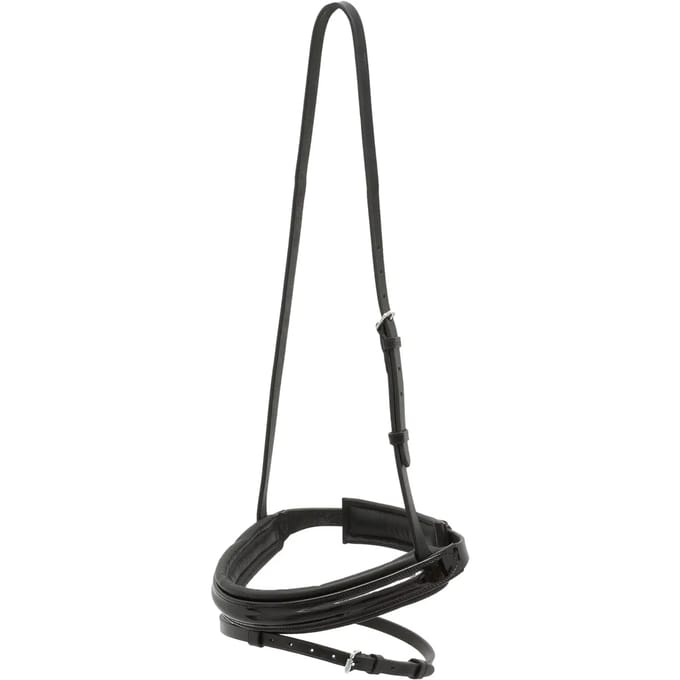 Hoofdstel voor paard met vierkante chroomringen Kieffer Flash Comfort Paris