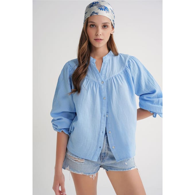 Musselijn Katoenen Shirt