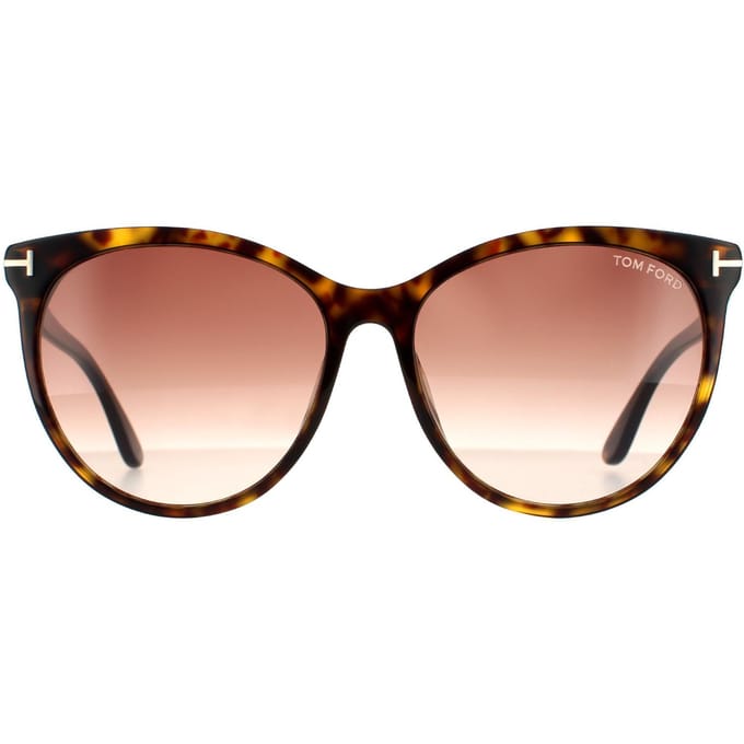 Tom Ford zonnebril Maxim FT0787 52F Dark Havana Brown Gradiënt