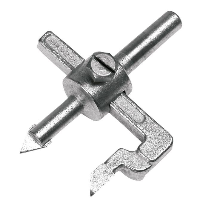 Top Tools 16B450 - Tegelgatboor - 10-50mm - Ergonomische Handgreep - Diamantschijven