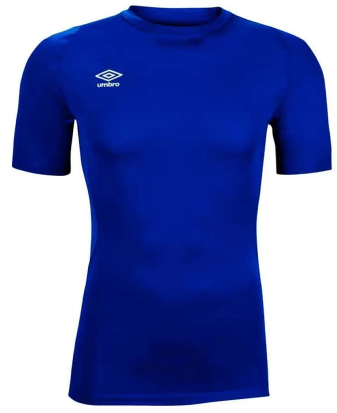 Umbro Basela Crew Core Korte Mouwen Basislaag Blauw M Man