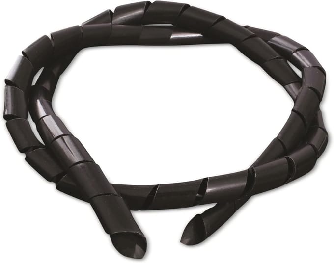 Spiralslang - Flexibele Buizen - Kabel Organisatie - Duurzaam Polyethyleen - 3-25mm 10 Meter - Zwart