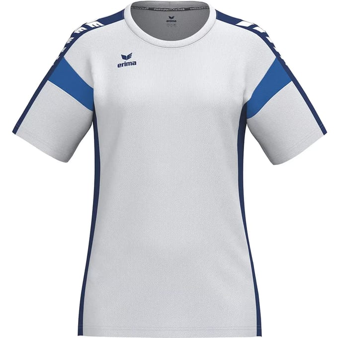 Erima Celebrate 125 T-Shirt Dames - Wit / New Navy | Maat: 42