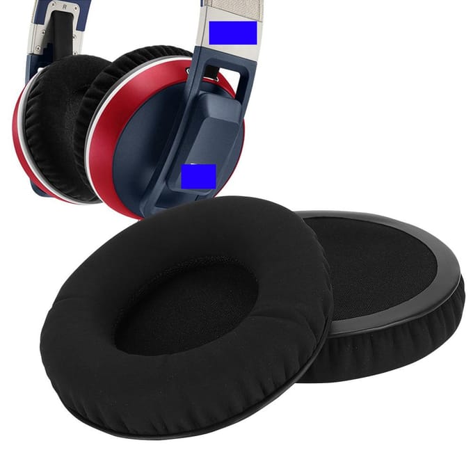 Oorkussens Kussen Schuim Oorkussens Hoes Vervanging voor Sennheiser Urbanite XL Hoofdtelefoon black
