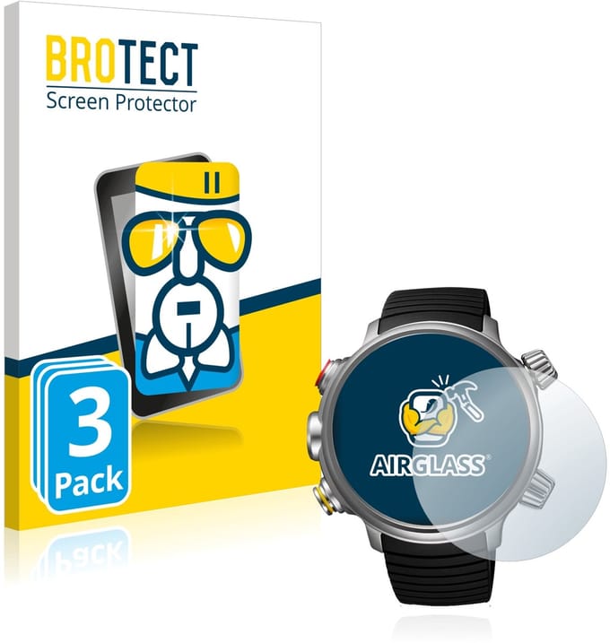 Screenprotector 3 Stuks voor Citizen Promaster Land BN4021-02E Beschermglas transparant