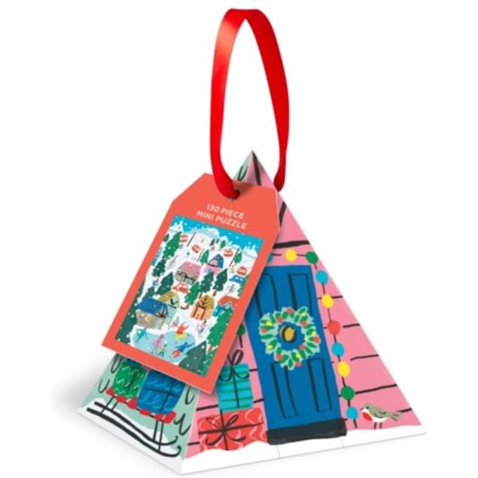 Alpine Cottage Puzzle Ornament - Galison