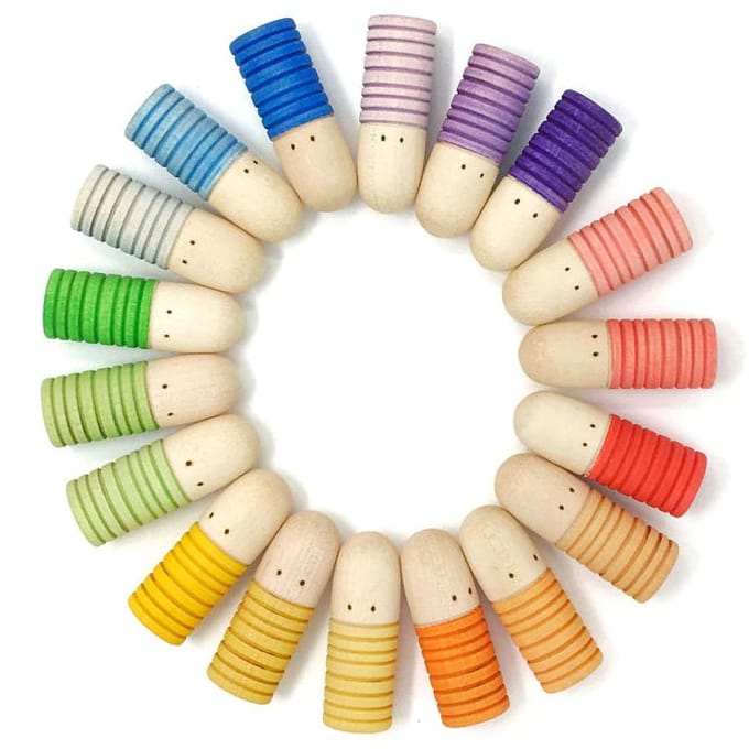 Grapat brots poppetjes 18 stks 10 mnd+