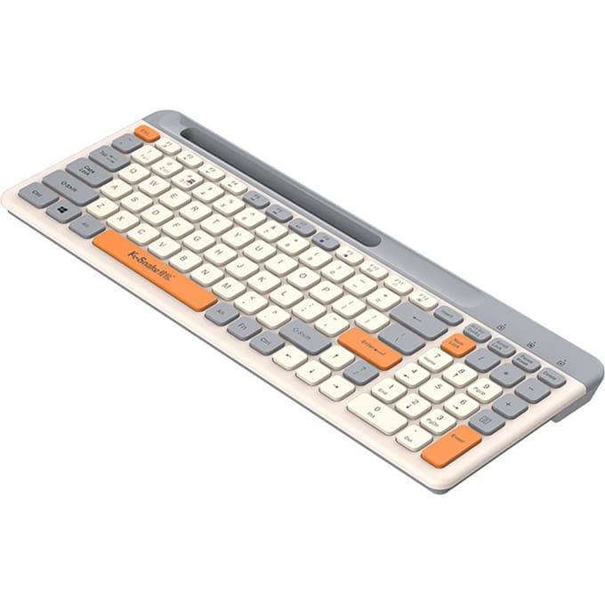 Clavier mécanique sans fil K100 2,4 GHz, 100 touches, Bluetooth, double mode, rechargeable, ultra-fin grise