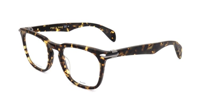 Rag & Bone RNB7008 Matt havana 49/21/145 MAN Brilmonturen