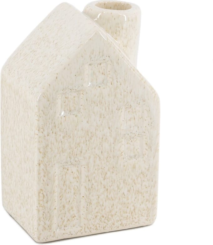 Aardewerk huisje beige