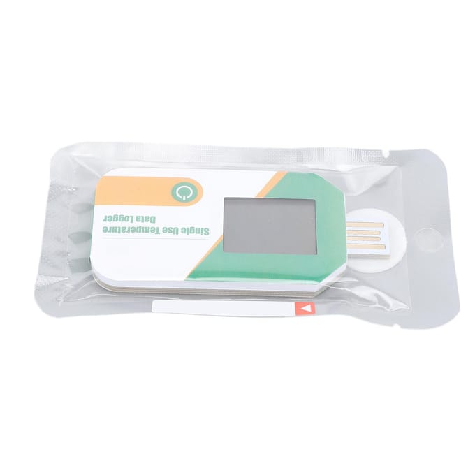 USB Temperatuur Datalogger Recorder met PDF CSV Rapporten 32000 Punten Hoge Nauwkeurigheid Eenmalig Gebruik gray