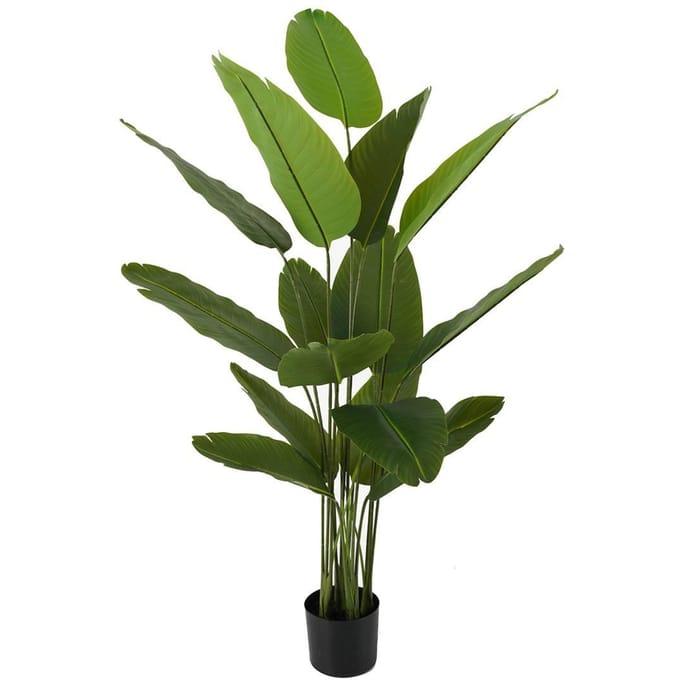 Present Time Kunstplant Canna - Groen - 86x86x150cm - Modern