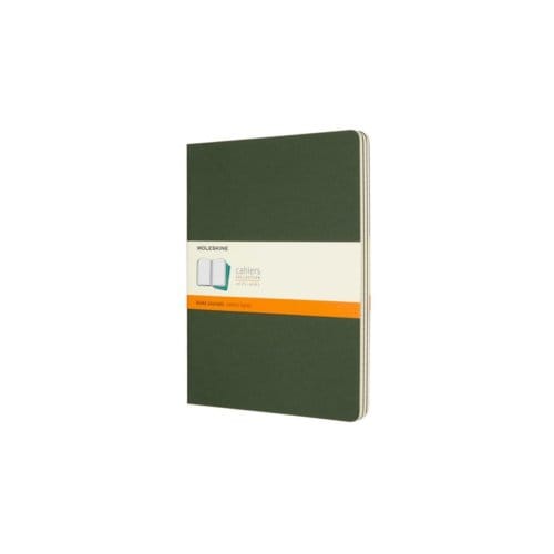 Moleskine Cahier Journals - Extra Large - Gelinieerd - Groen - set van 3