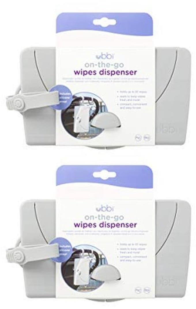 Grijze Veeg Houder voor Baby Geschenken - Set van 2