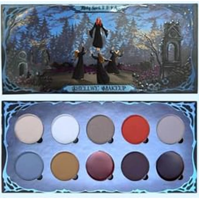 SHELLWE MAKEUP - freya86 Misty Spirit 10 Color Full Matte Eyeshadow Palette #Eyeshadow Palette
