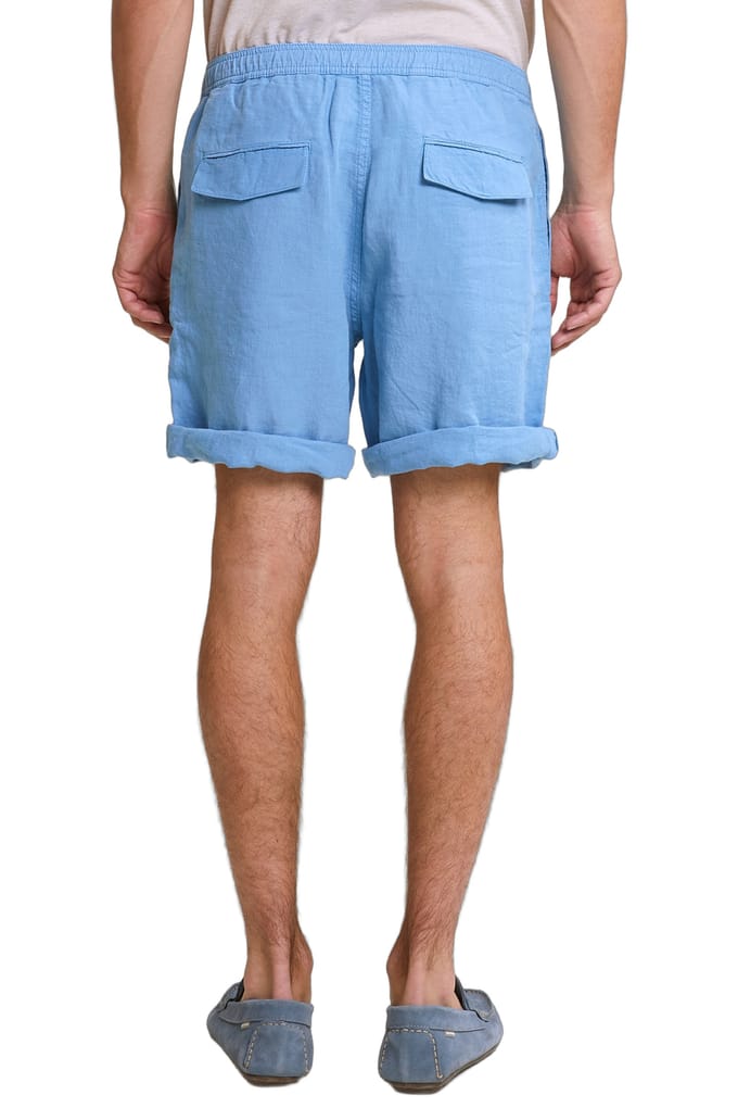 River Woods Fancy Linen Short Stone Maat: 44 | Korte Broeken Outlet | Heren | Blauw