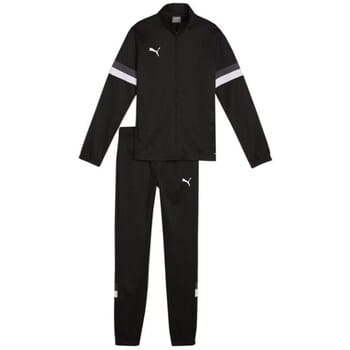PUMA teamRISE Tracksuit Jr Unisex Trainingspak - Puma Black-Puma Black