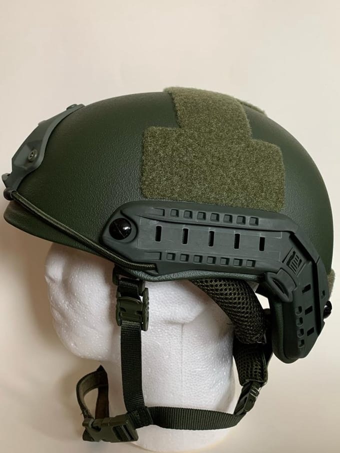 LiberTac Kogelwerende helm NIJ Level IIIA Groen S/M