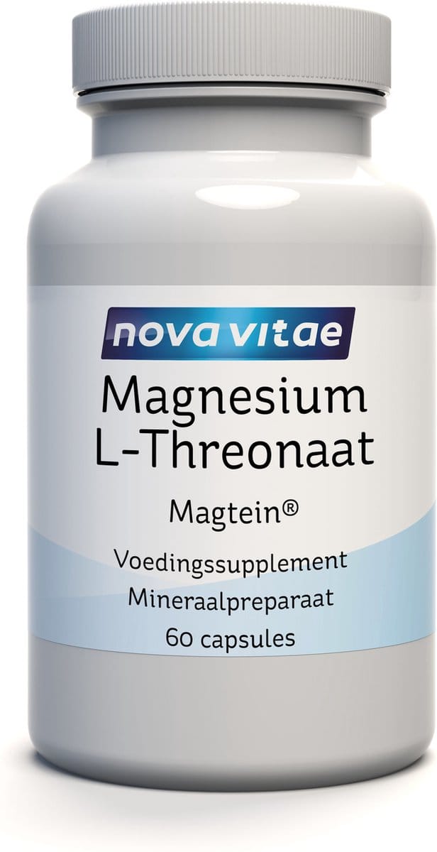 Nova Vitae - Magnesium L-threonate - threonaat - magtein - 60 capsules