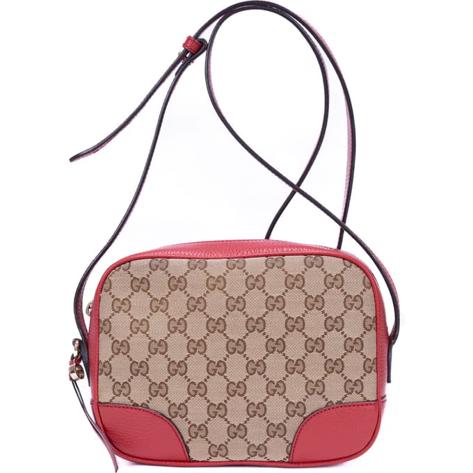 GG Canvas Bree Camera   Crossbody