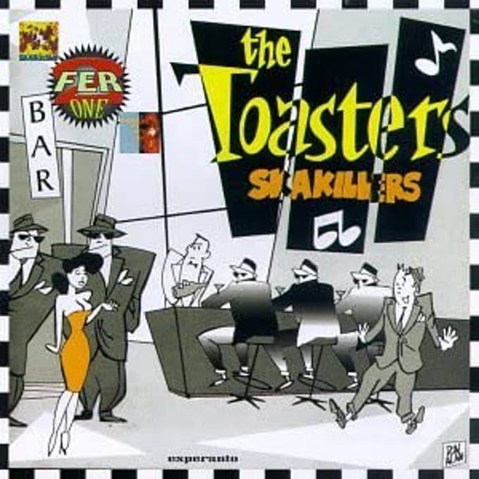 CD TOASTERS - Ska Killers ESP8506 Esperanto 1996 US Rock Gebruikt