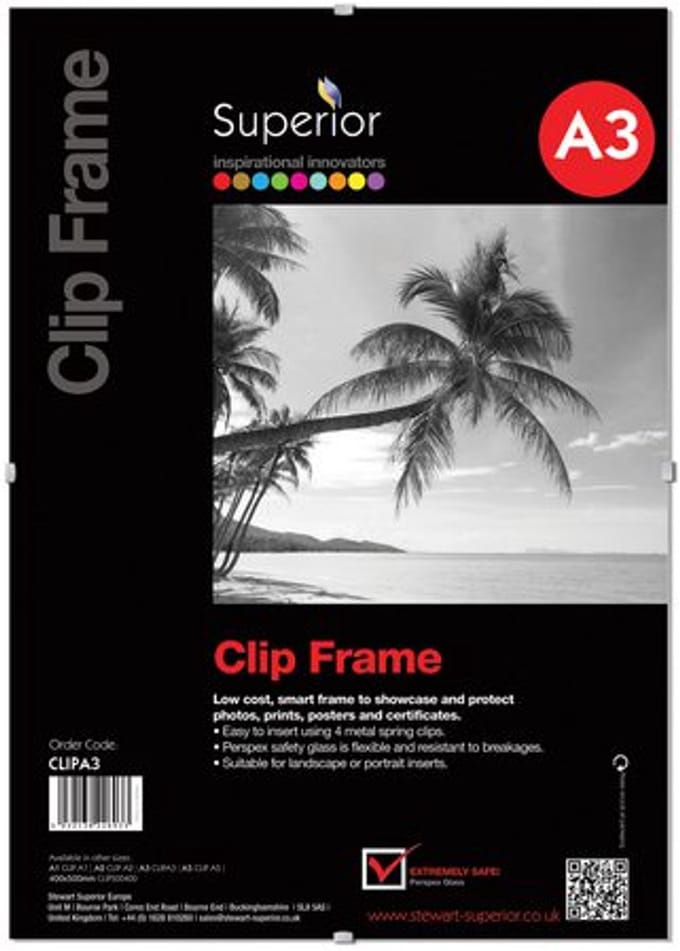 Seco clipframe A3 - 29.7 x 42.0cm - fotolijst