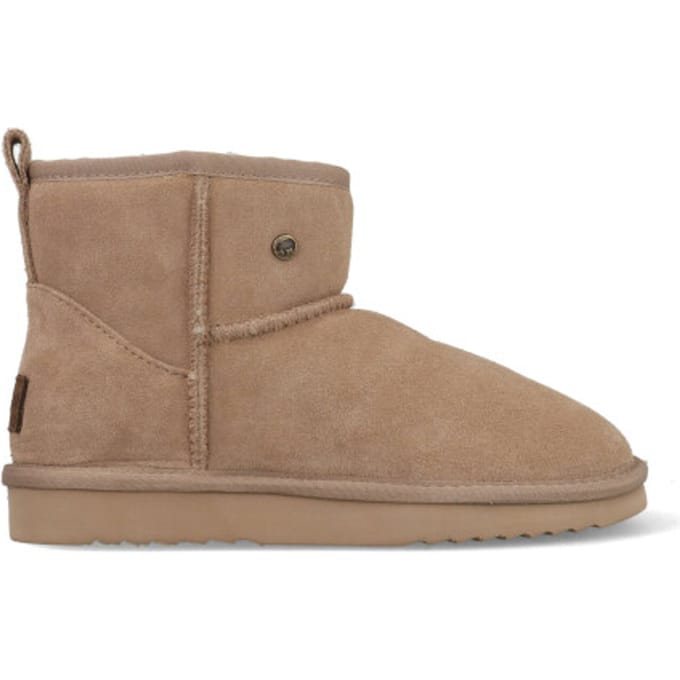 Warmbat Willow Suede Dames Sloffen - Taupe
