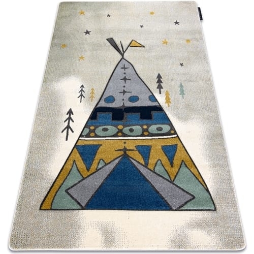 Kleden Rugsx Tapijt PETIT TIPI grijskleuring 80x150 cm