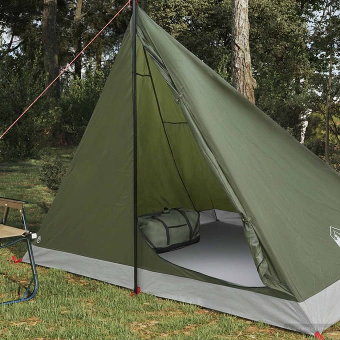 vidaXL - Backpacking - Tent - 4-persoons - Olijfgroen