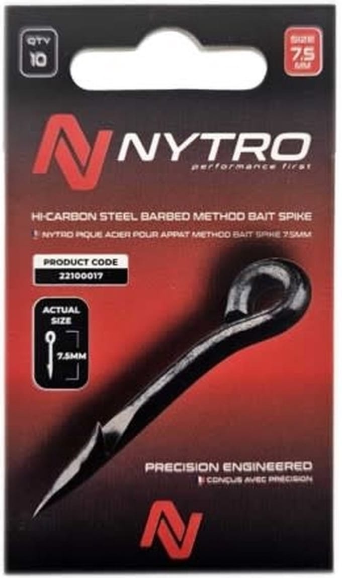 Nytro NTR Hi-Carbon Steel Barbed Method Bait Spike 7.5mm