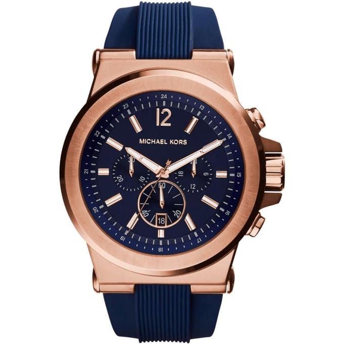Michael Kors MK8295 Dylan Chronograaf Marineblauwe Wijzerplaat 49mm Herenhorloge