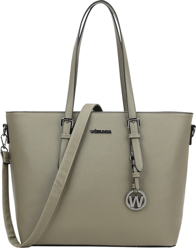 Wimona KyaraOne Dames laptoptas - 15.6 inch - Werktas A4 - Kunstleer - Groen