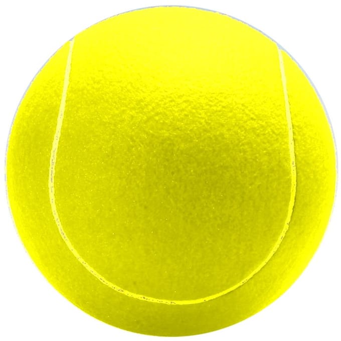 Summerplay Mega tennisbal 23cm opblaasbaar geel