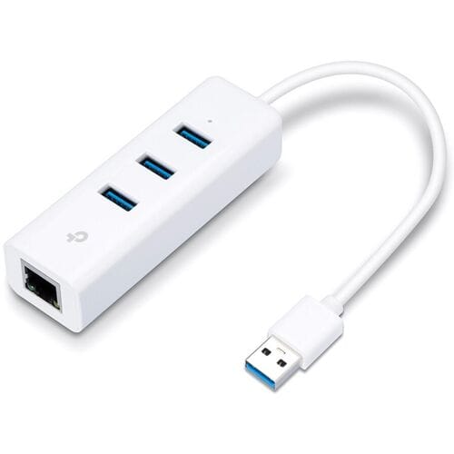 TP-Link UE330 laptopdock en poortreplicator, bekabeld USB 3.2 Gen 1 (3.1 Gen 1) Type-A wit