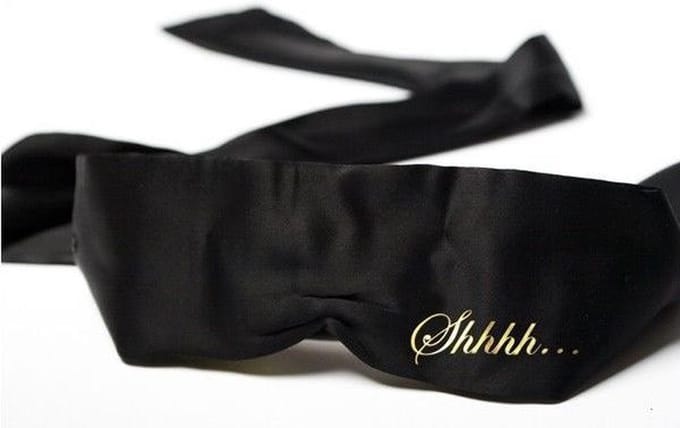 Bijoux Indiscrets Shhh Blinddoek - Zwart