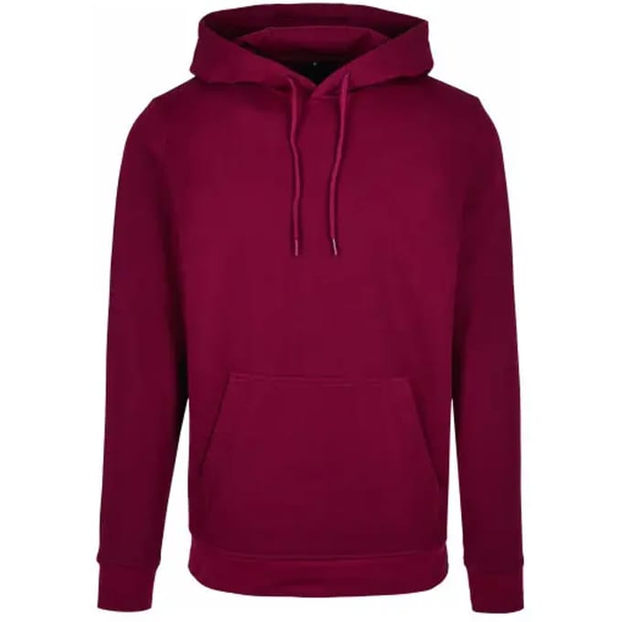 Unisex Hoodie 'Basic' met capuchon Burgundy - M